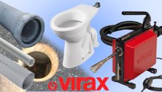 Déboucheurs électriques à sections de câbles Virax