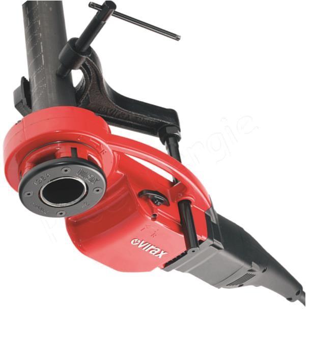 Filière électroportative Phénix III 230V avec étau de blocage - Têtes BSPT Droite