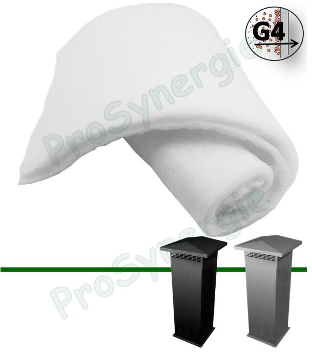 Filtre plat type G4 pour borne Classique de puits géothermique Ø 200 à 919 mm