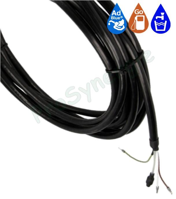 Jauge Electronique TankControl 10 (eau & fioul) mesure 15m maxi. affichage m3, hauteur, % + 2 contacts - Accessoires raccordement + sonde