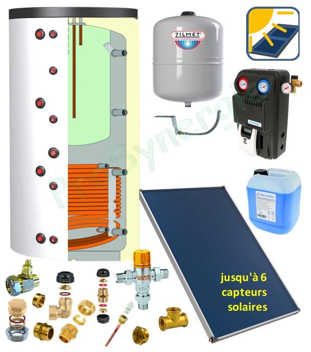 Pack Solaire Complet avec production d´E.C.S par bain-marie