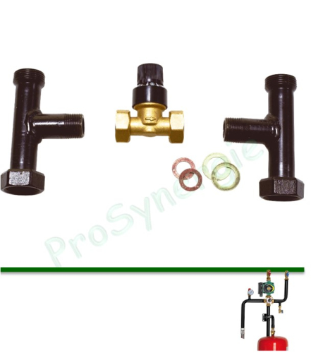 Kit aditionnel avec soupape différentielle pour Kit de départ chaudière KDC30