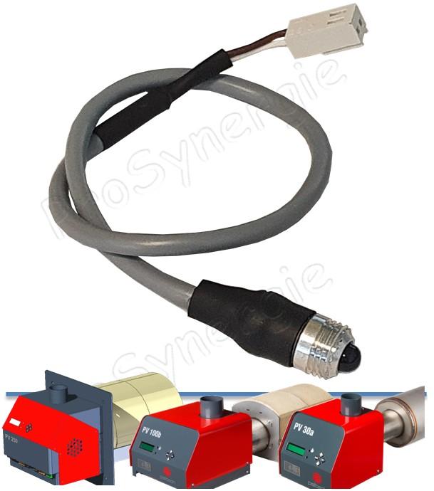 Capteur de niveau (émetteur) pour brûleur PV350/500/700/1000/1500 avec câble longueur 450 mm