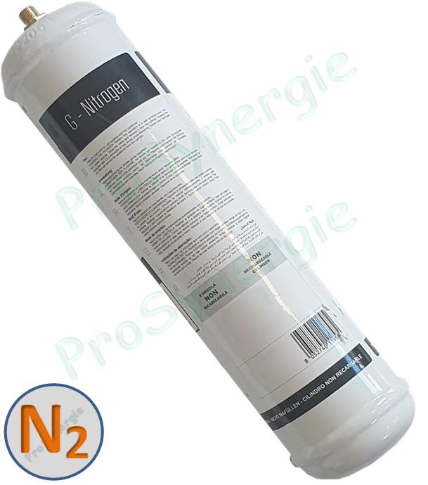 Bouteille jetable  d´azote N2 1kg (950 ml 32.1 fl.oz) pour détection de fuite circuits climatisation