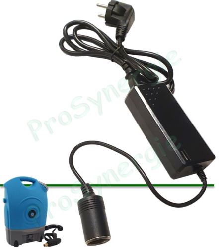 Adaptateur filaire (câble 110 cm) 240Vac (transfo 12Vcc - 6A) pour nettoyeur clim EASYPRO (Fonctionnement en continu)