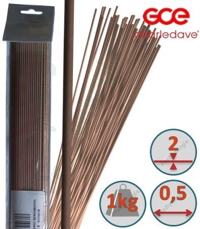 Métal d´apport enrobé Fonte Acier Bronze Galva - Gazobronze