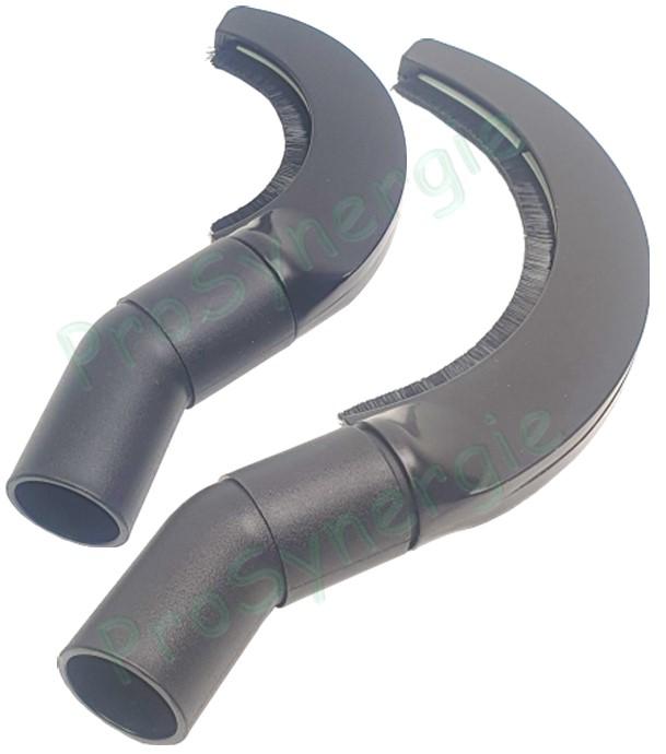 Ensemble de deux crosses de nottoyage longueur totale 250 et 330 mm (brosse 200 et 100 mm)