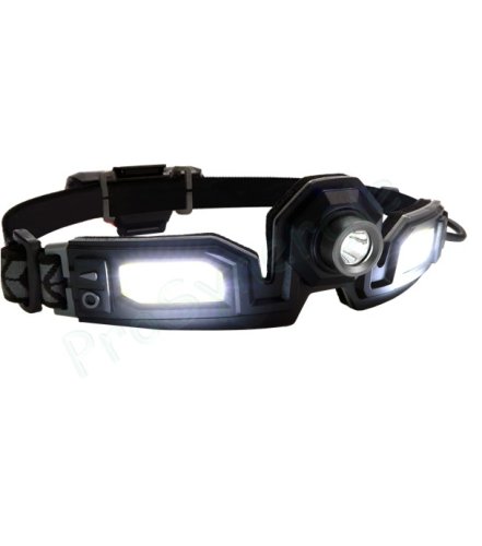 Cadeau - Lampe frontale Professionnelle rechargeable 650 Lumens - Vision 240° - 165gr