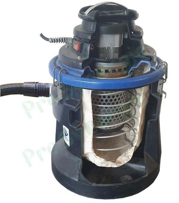 Système de décolmatage par ressort sur Aspirateurs Galax et Spiro