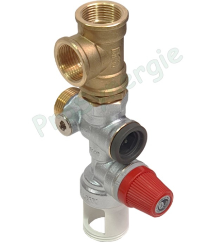 Kit remplacement KMIX : Groupe de sécurité NF Ø3/4  MF avec branchement pour mitigeur thermostatique