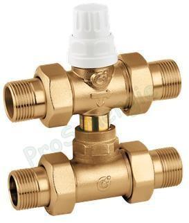 Vanne de zone à piston 3 voies avec Té et raccords 1/2´´
