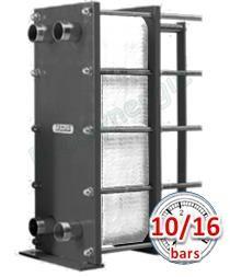 Chassis (LxHxEp = 180x480x14mm) avec tirant avec tirants pour échangeur Zilmet type Z2 (16 Bars)