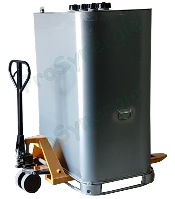 Dimensions et conseils de pose des Cuves Double Parois VET (métal sur palette) Schutz