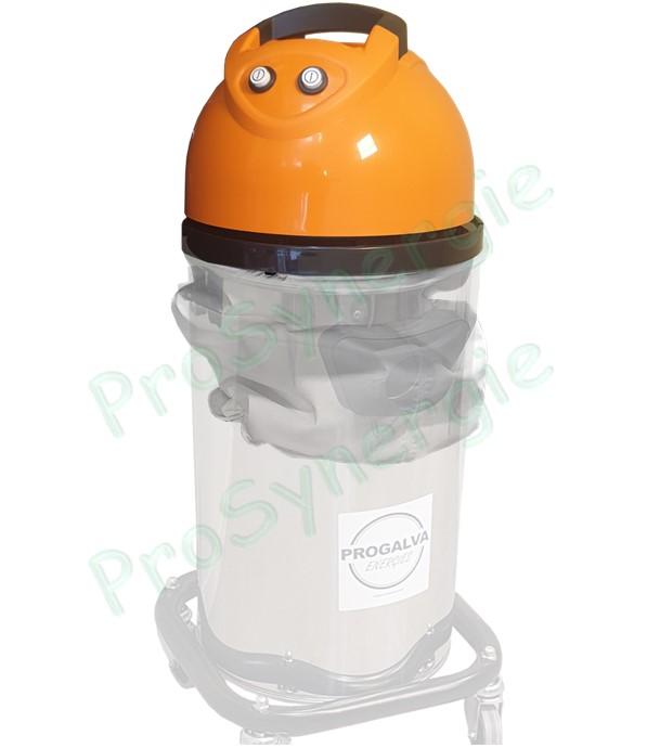 Système de décolmatage par ressort sur Aspirateurs Galax et Spiro