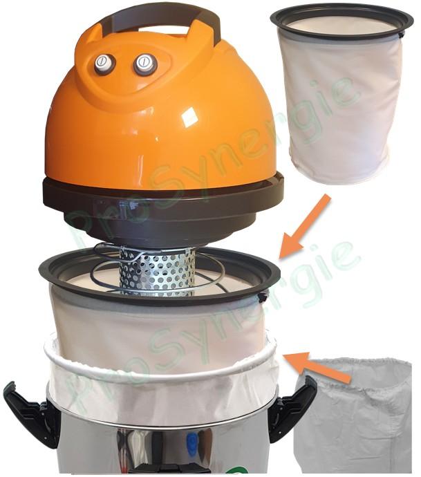 Gamme d´aspirateurs de ramonage Spiro : Spiro 250, 400, 500C et 500CB