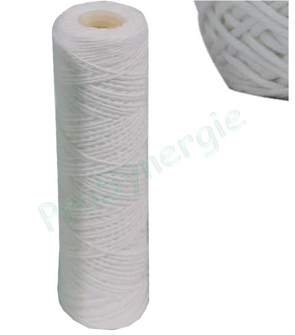 Cartouche polypropylène bobiné 25µ à 5µ - pour la Filtration des sédiments dans l´eau