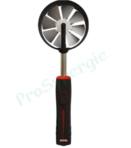 Sonde à hélice Ø 70 mm type SH-70 (0,4 à 35 m/s et -20 à +80 °C) . Avec poignée, bouton multifonction et connecteur mini-DIN intégré, système de reconnaissance SMART-2014. Livr avec certif d'ajustage pour les appareils MP 210 , VT 210 et AMI 310