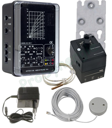 Régulation chauffage sans horloge Automix 30 E (LK 963 E Temperature Controller) - (Fx. T° extérieure)