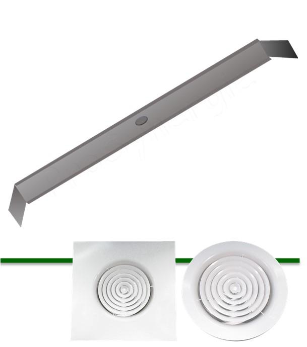 Traverse de montage pour diffuseur circulaire