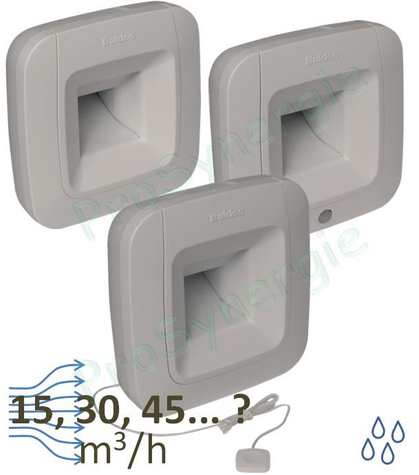 Comment choisir le modèle d'une bouche hygroréglable en logement collectif, en maison individuelle ou en hôtel