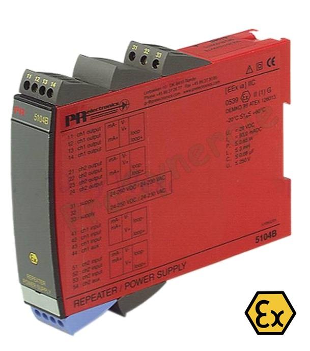 Amplificateur avec recopie isolateur galvanique à sécurité intrinsèque - Barrière Zener STV 5104 B pour application ATEX