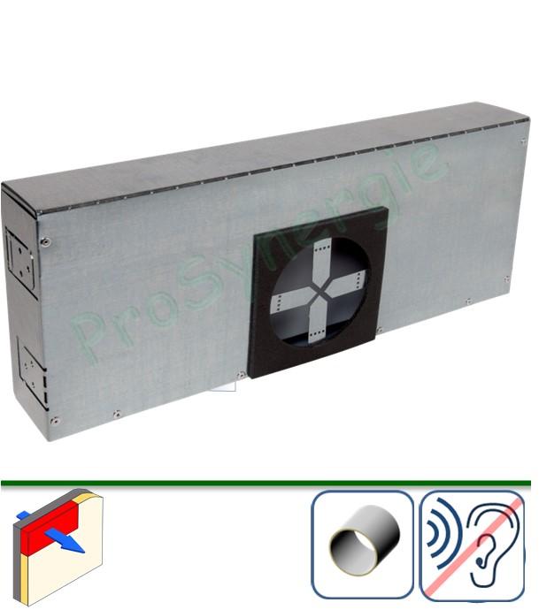 MTC - Manchon de traversée Circulaire Accoustique pour entrée d'air - Ø125 mm - Avec MEA