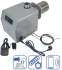 Kit Brûleur à granulé B-MAX Essential Round 5 à 55 kW av. injecteur nettoyage pneumatique + Vis d´alimentation 1,76 m + Module wifi